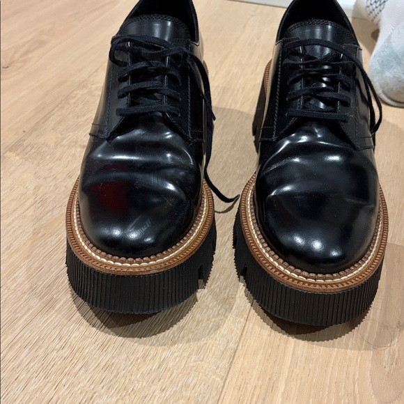 EUC Freda Salvador Bobbie Platform Lace Up Oxfords Sz 10.5 - Picture 8 of 11